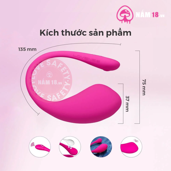 Trứng Rung Lovense Lush 3 Điều Khiển App