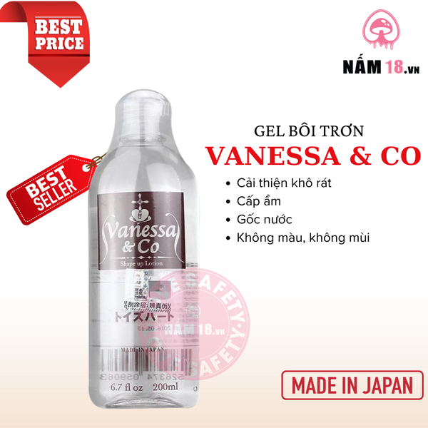 Gel Bôi Trơn Cấp Ẩm Vanessa & Co - Chai 200ml