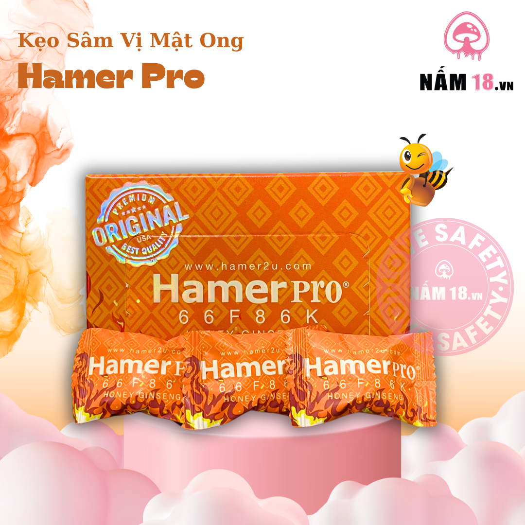  Kẹo Sâm Tăng Cường Sinh Lý Nam Hamer Pro USA 
