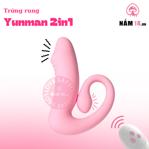 Trứng Rung Yunman 2in1 10 Chế Độ Rung