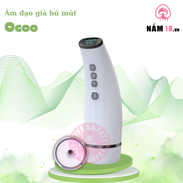 Âm Đạo Giả Ocoo 10 Chế Độ Rung Bú Có Tiếng Rên