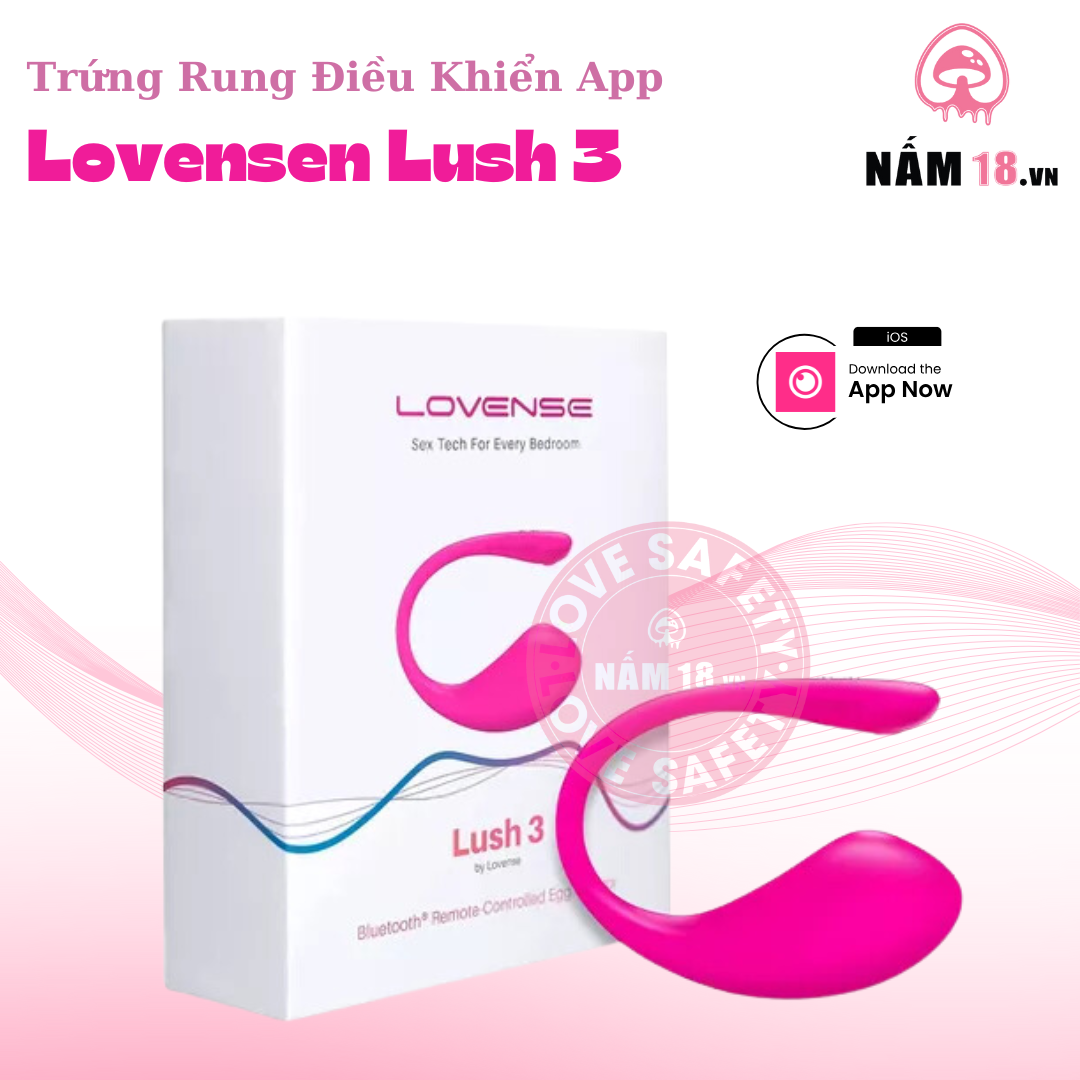  Trứng Rung Lovense Lush 3 Điều Khiển App 