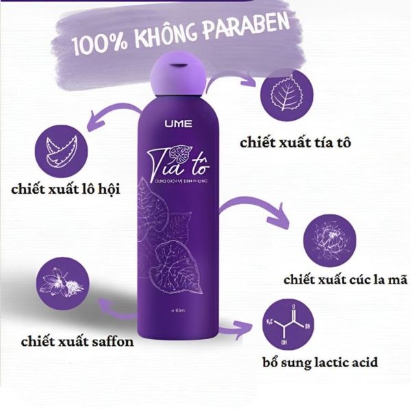 Dung Dịch Vệ Sinh Phụ Nữ Tía Tô Ume Dạng Gel - Chai 150ml