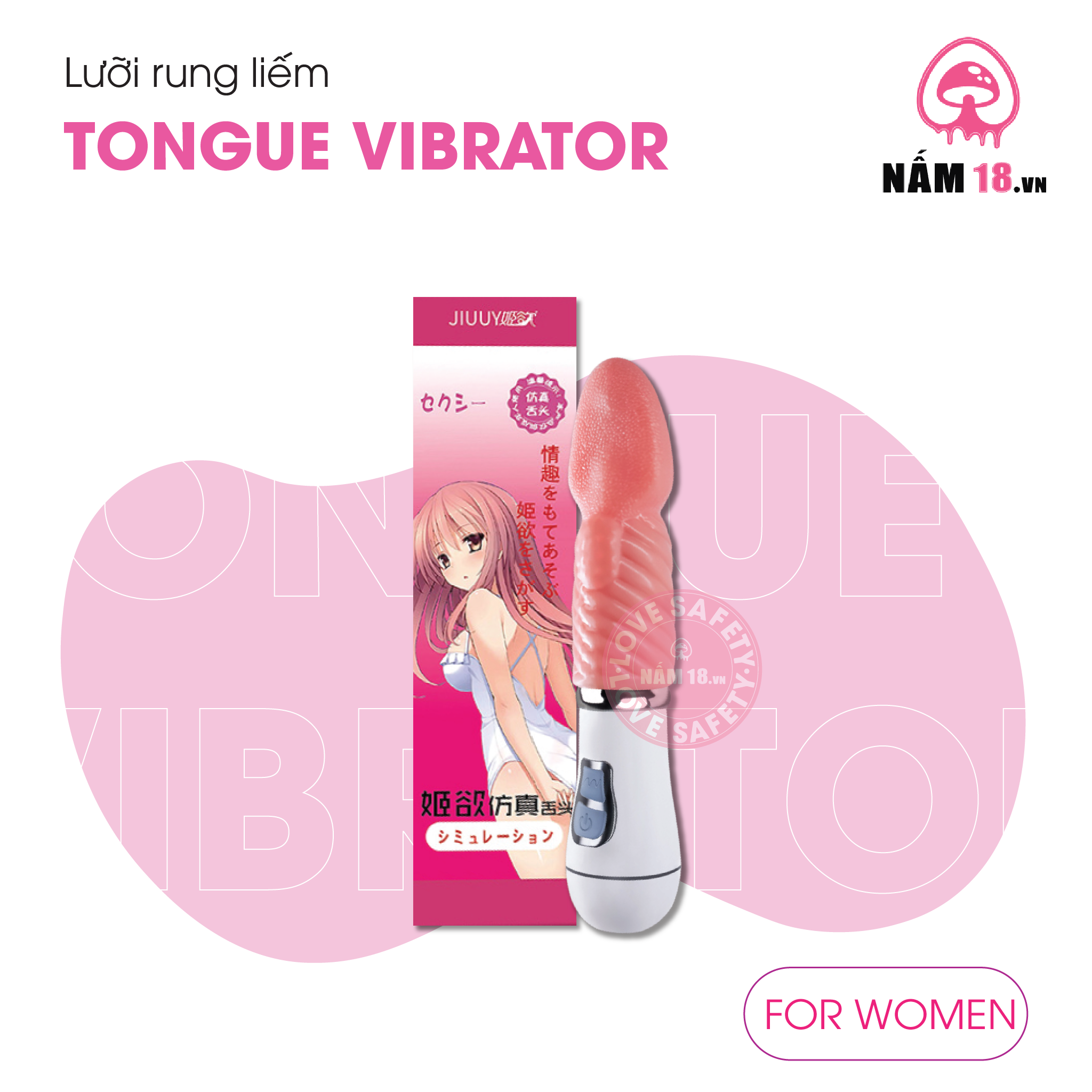  Lưỡi Rung Liếm Tongue Vibrator Đa Chế Độ - Sạc Điện 