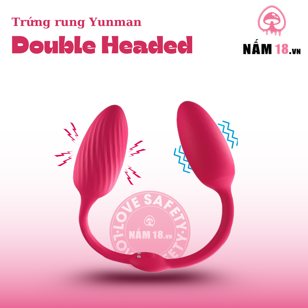  Trứng Rung Yunman Double Headed 
