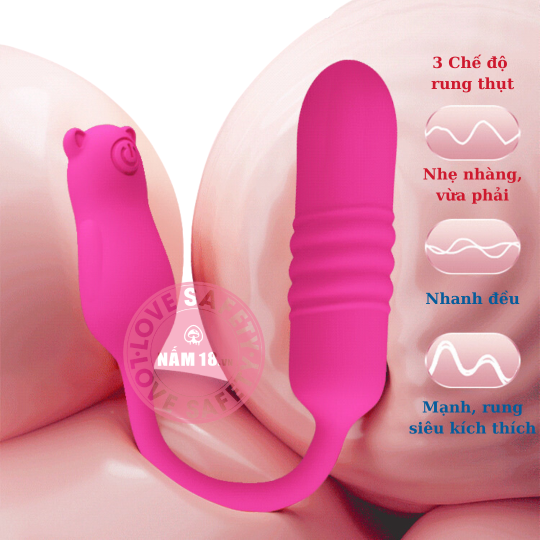  Trứng Rung Pretty Love Nobikuma Rung Thụt 3 Chế Độ 