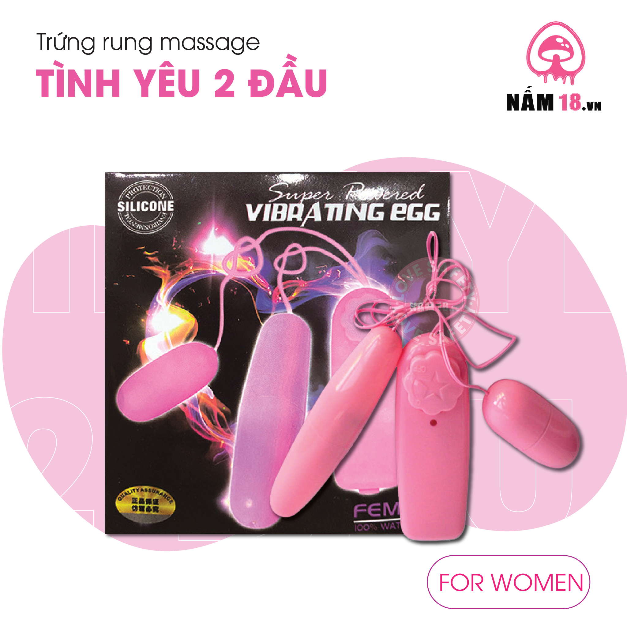  Trứng Rung Tình Yêu 2 Đầu 