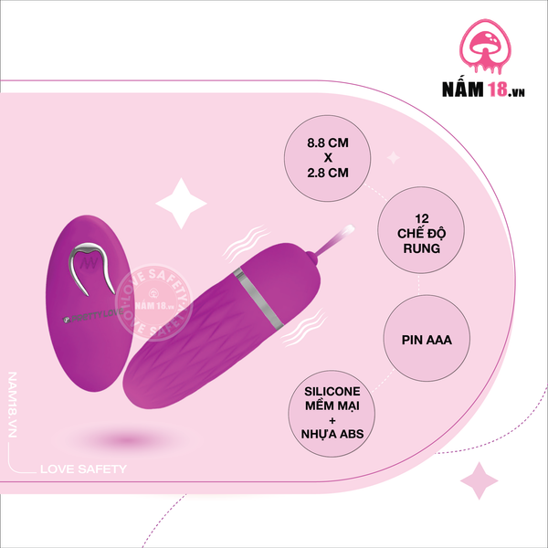  Trứng Rung Pretty Love Dawn 12 Chế Độ 