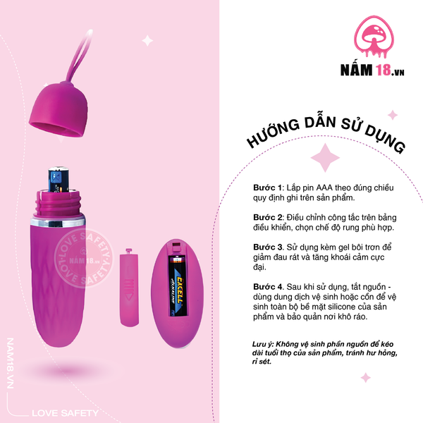 Trứng Rung Pretty Love Dawn 12 Chế Độ