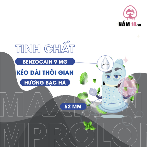 Bao Cao Su Kéo Dài Thời Gian Maxxmen 5in1 ProLong