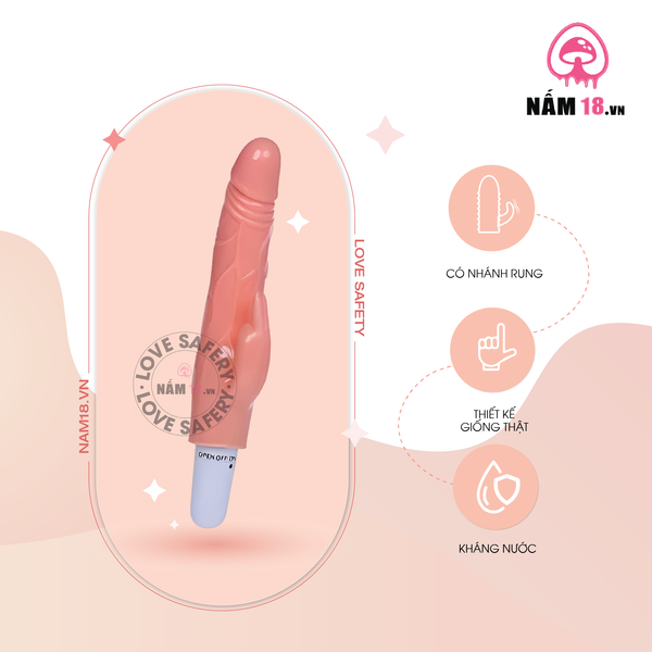 Dương Vật Giả Vibrator Baile Rung Đa Tần Số - Dùng Pin