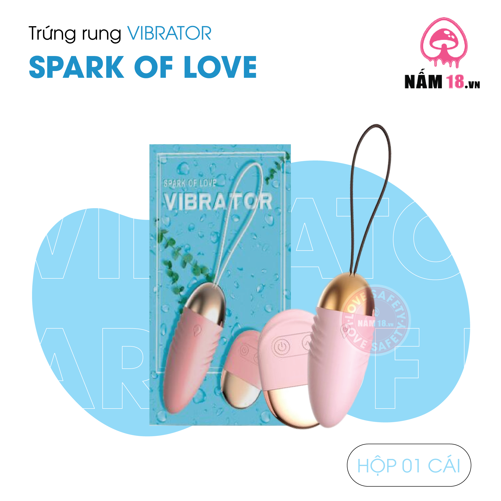  Trứng Rung Vibrator Spark Of Love 12 Chế Độ Rung 