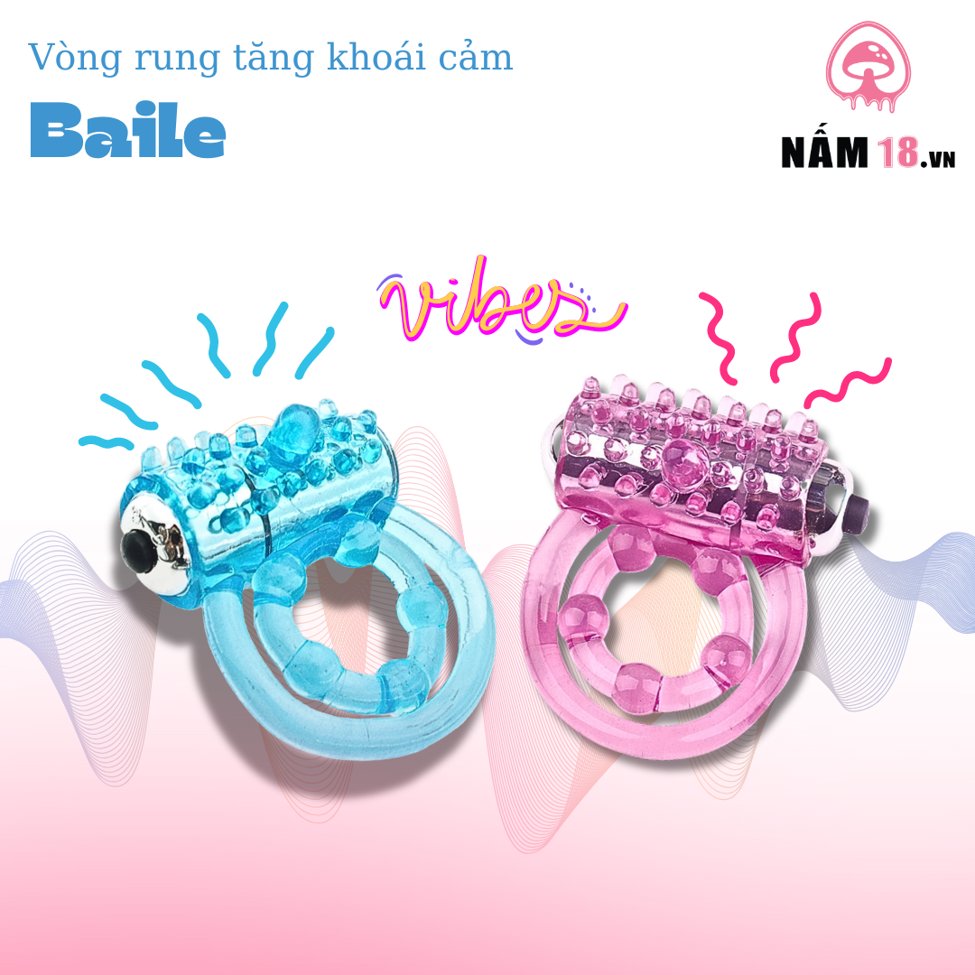  Vòng Rung Tăng Khoái Cảm Baile Chống Tuột 