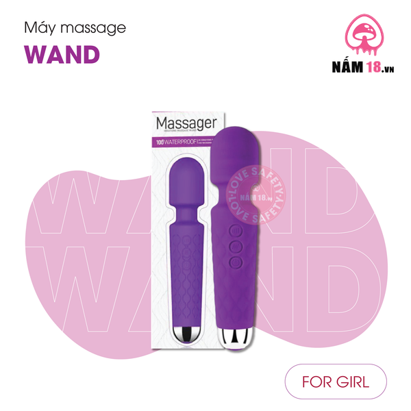 Chày Rung Kích Thích Điểm G Wand 28 Chế Độ Rung