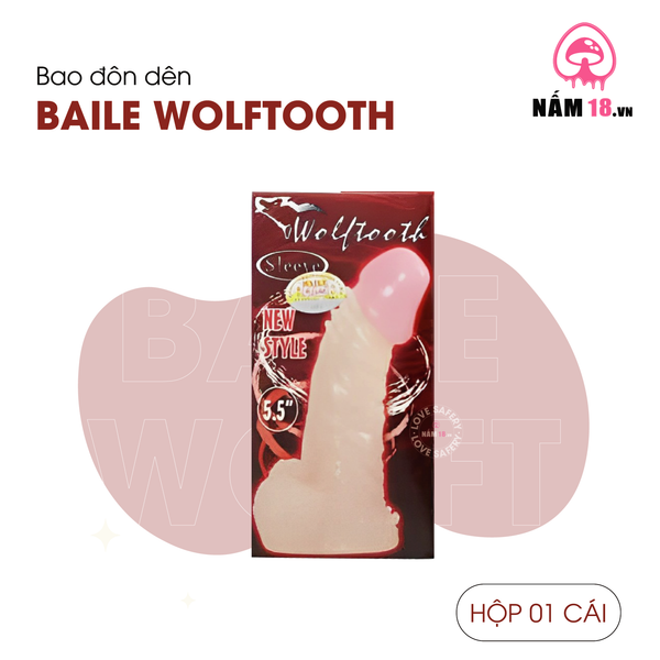 Bao Cao Su Đôn Dên Tăng Kích Thước Da Nâu Baile Wolftooth