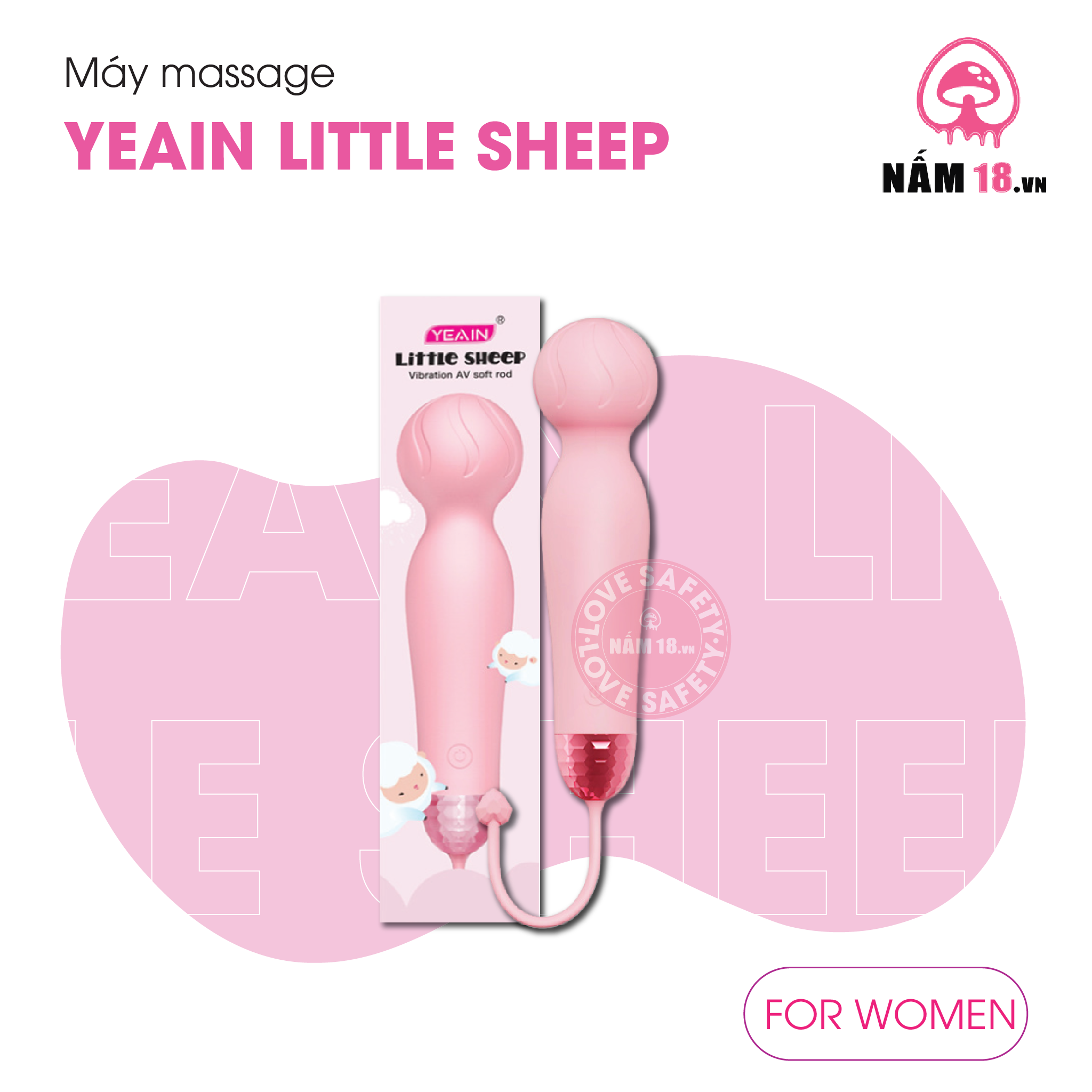  Chày Rung Yeain Little Sheep 10 Chế Độ Rung 