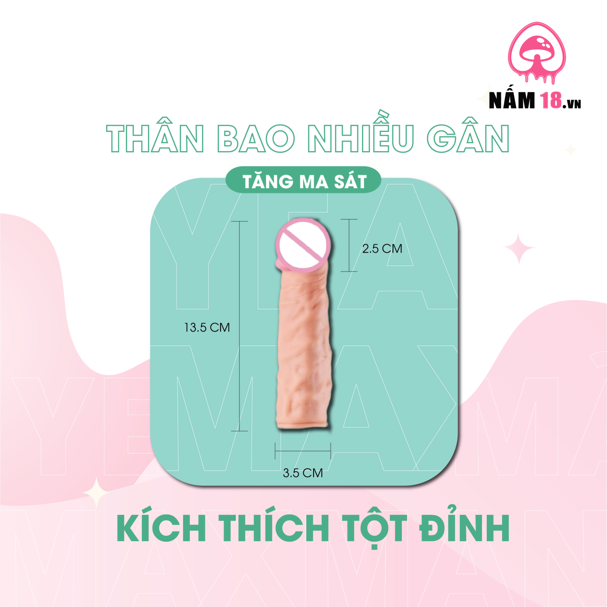  Bao Cao Su Đôn Dên Tăng Kích Thước Yeain Maxman 1 