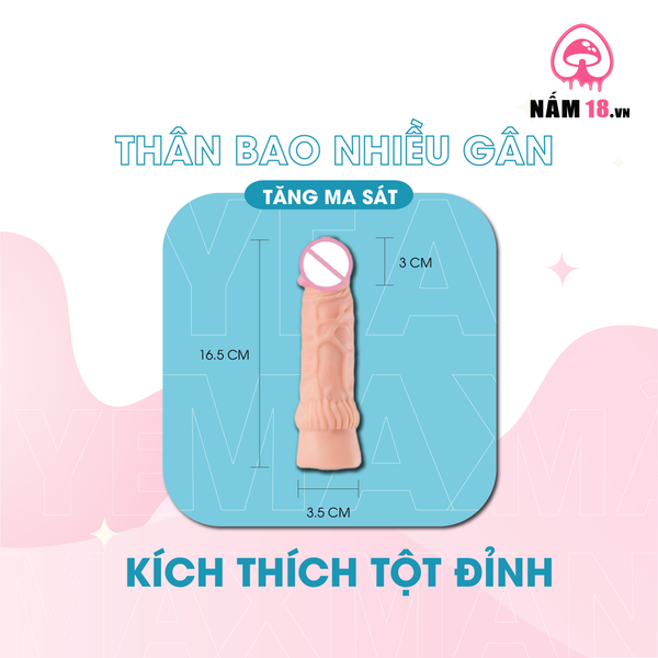 Đôn Dên Tăng Kích Thước Yeain Maxman 1.2