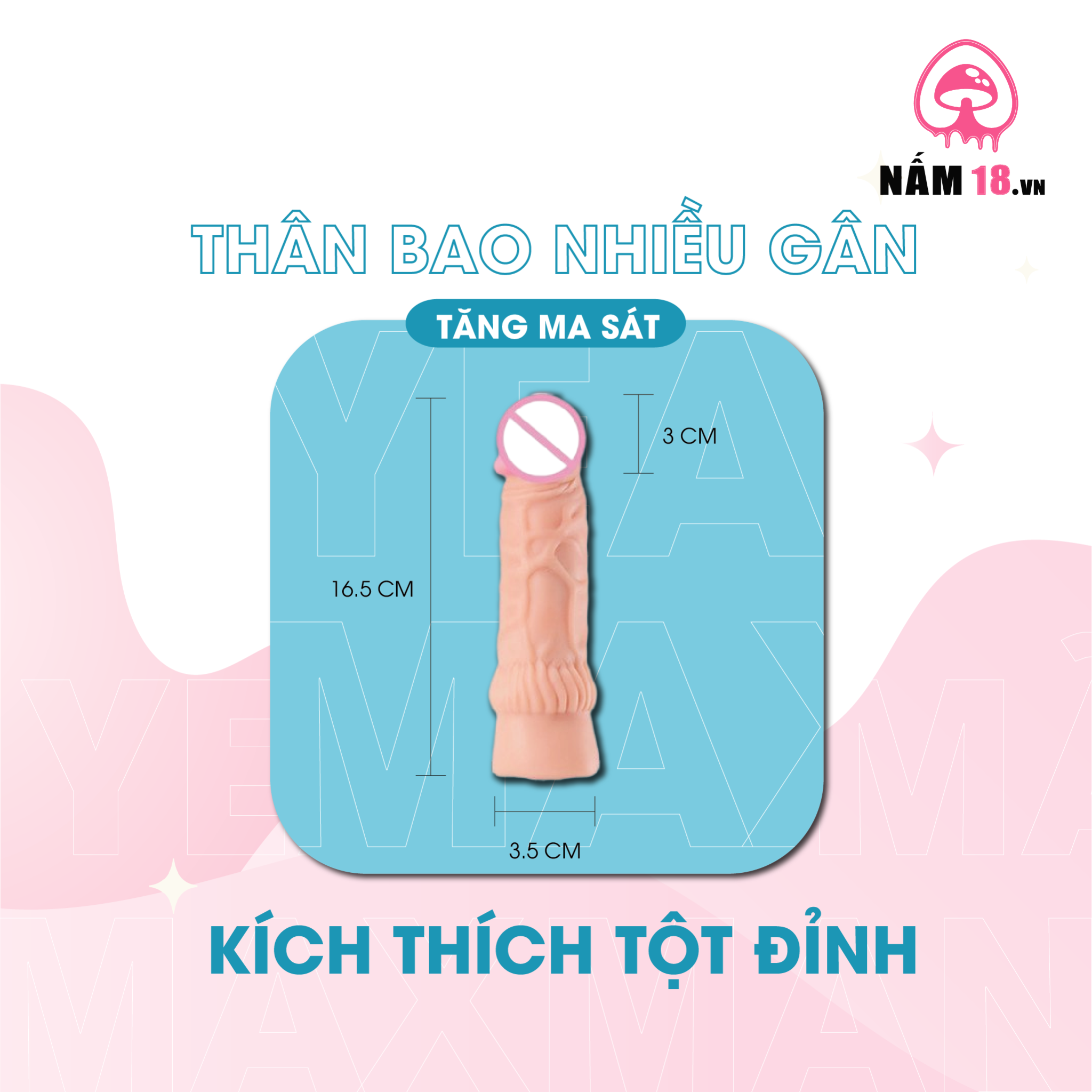  Bao Cao Su Đôn Dên Tăng Kích Thước Yeain Maxman 1.2 