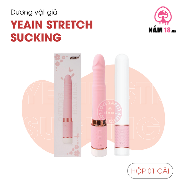 Dương Vật Giả Yeain Stretch Sucking Rung, Thụt Đa Chế Độ