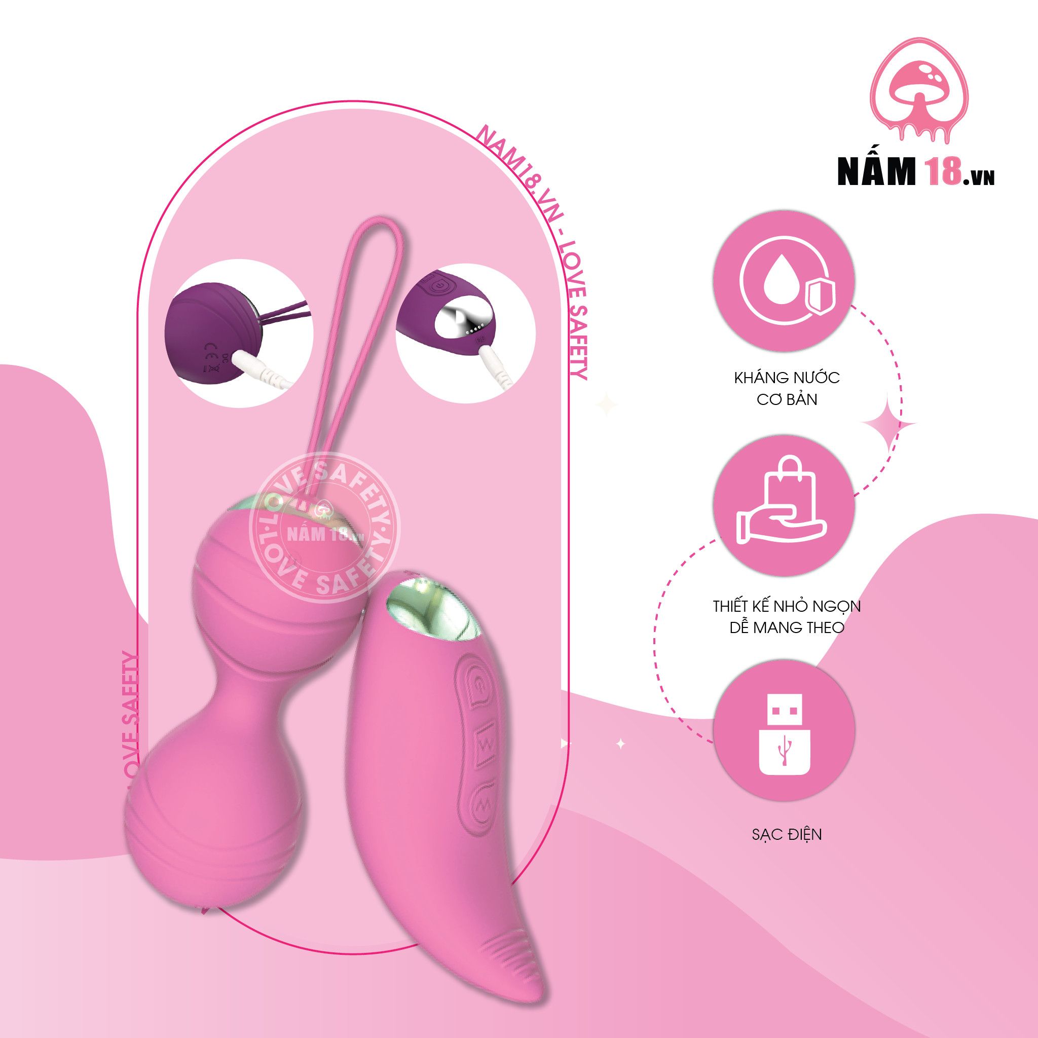  Trứng Rung Cao Cấp Isabella 10 Chế Độ Rung 