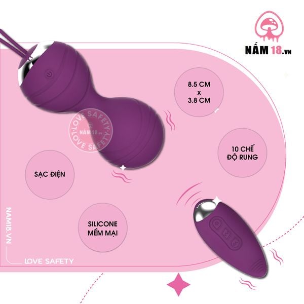 Trứng Rung Cao Cấp Isabella 10 Chế Độ Rung