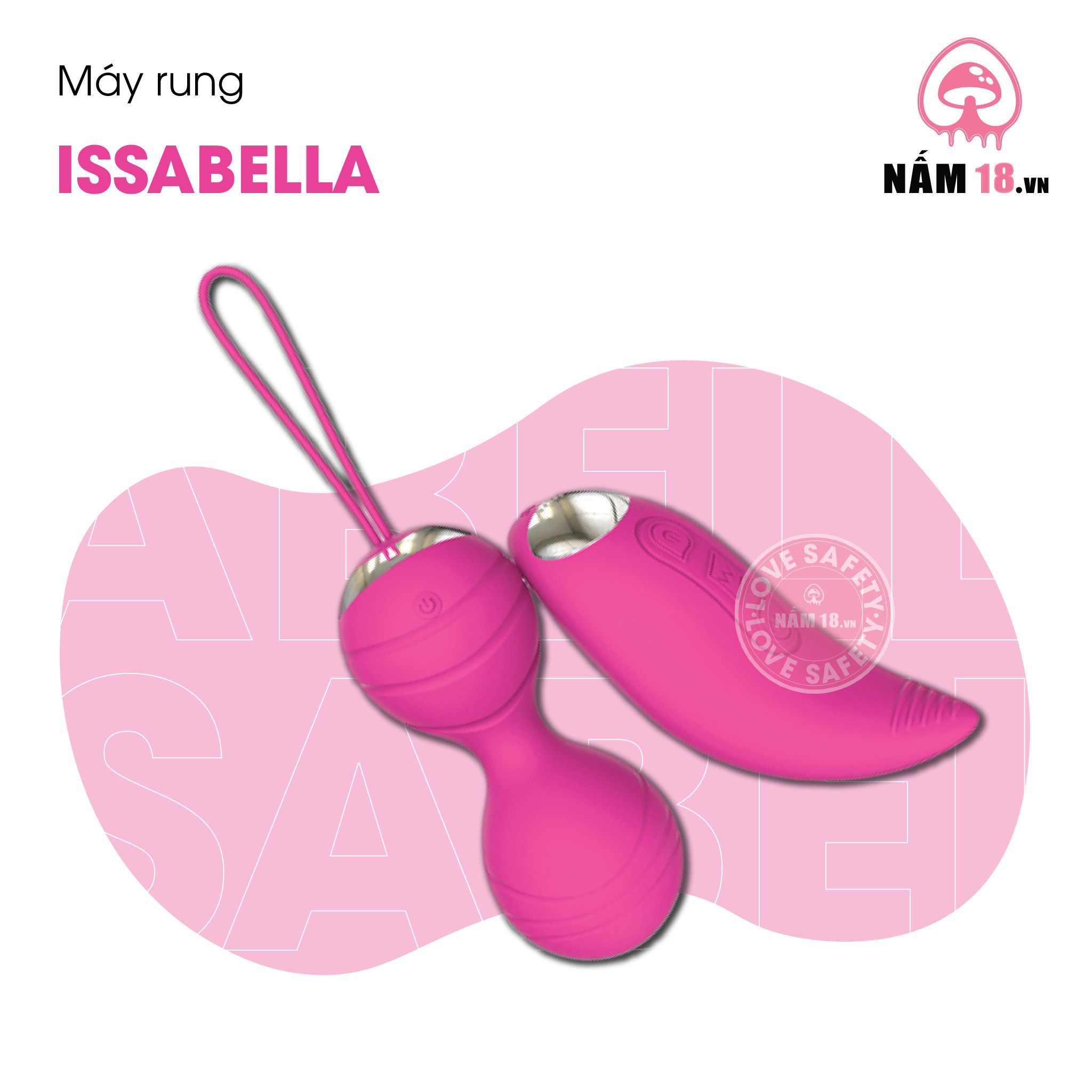  Trứng Rung Cao Cấp Isabella 10 Chế Độ Rung 