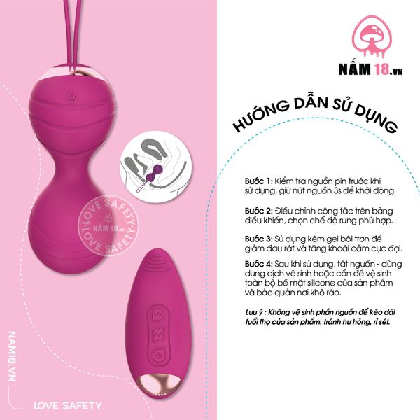 Trứng Rung Cao Cấp Isabella 10 Chế Độ Rung