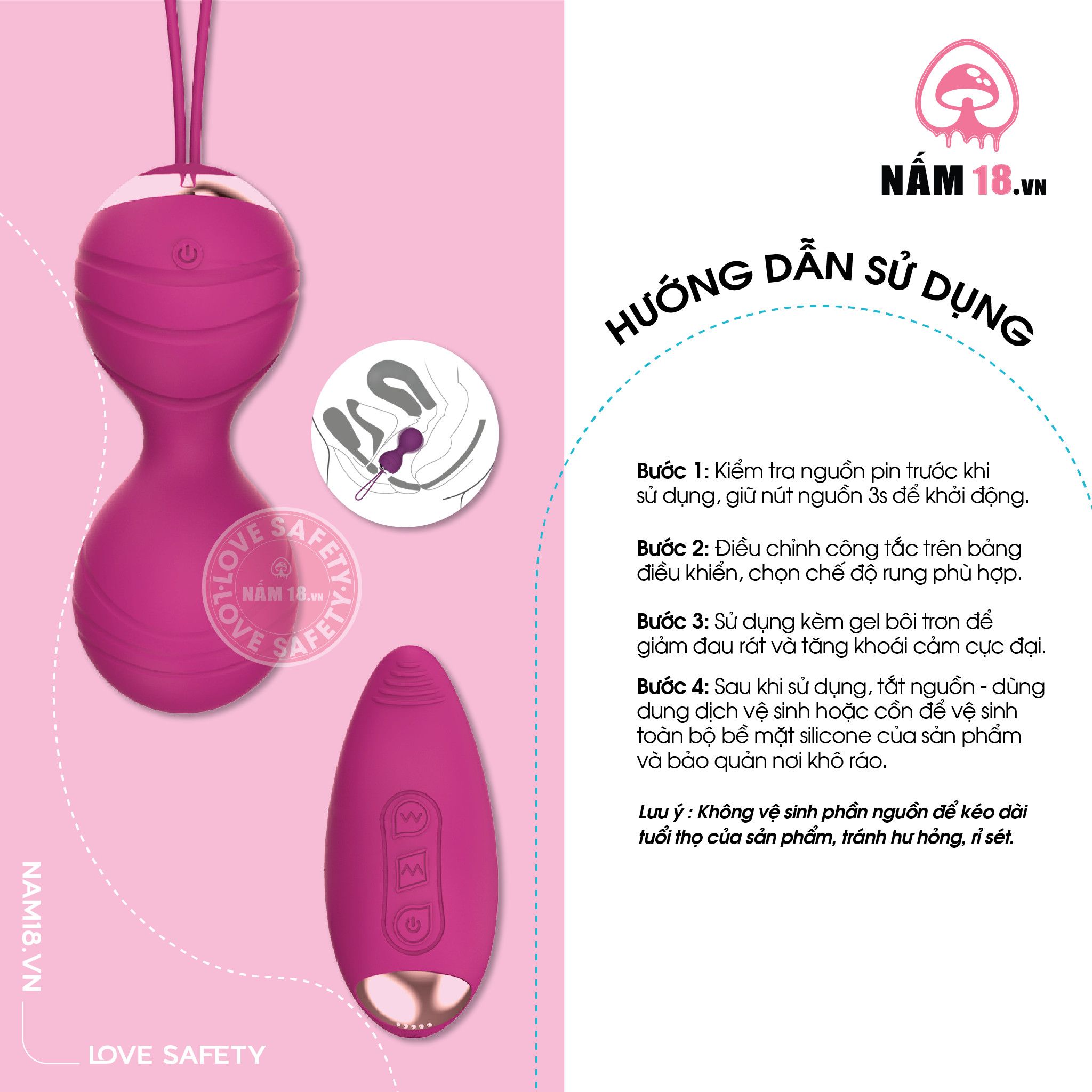  Trứng Rung Cao Cấp Isabella 10 Chế Độ Rung 