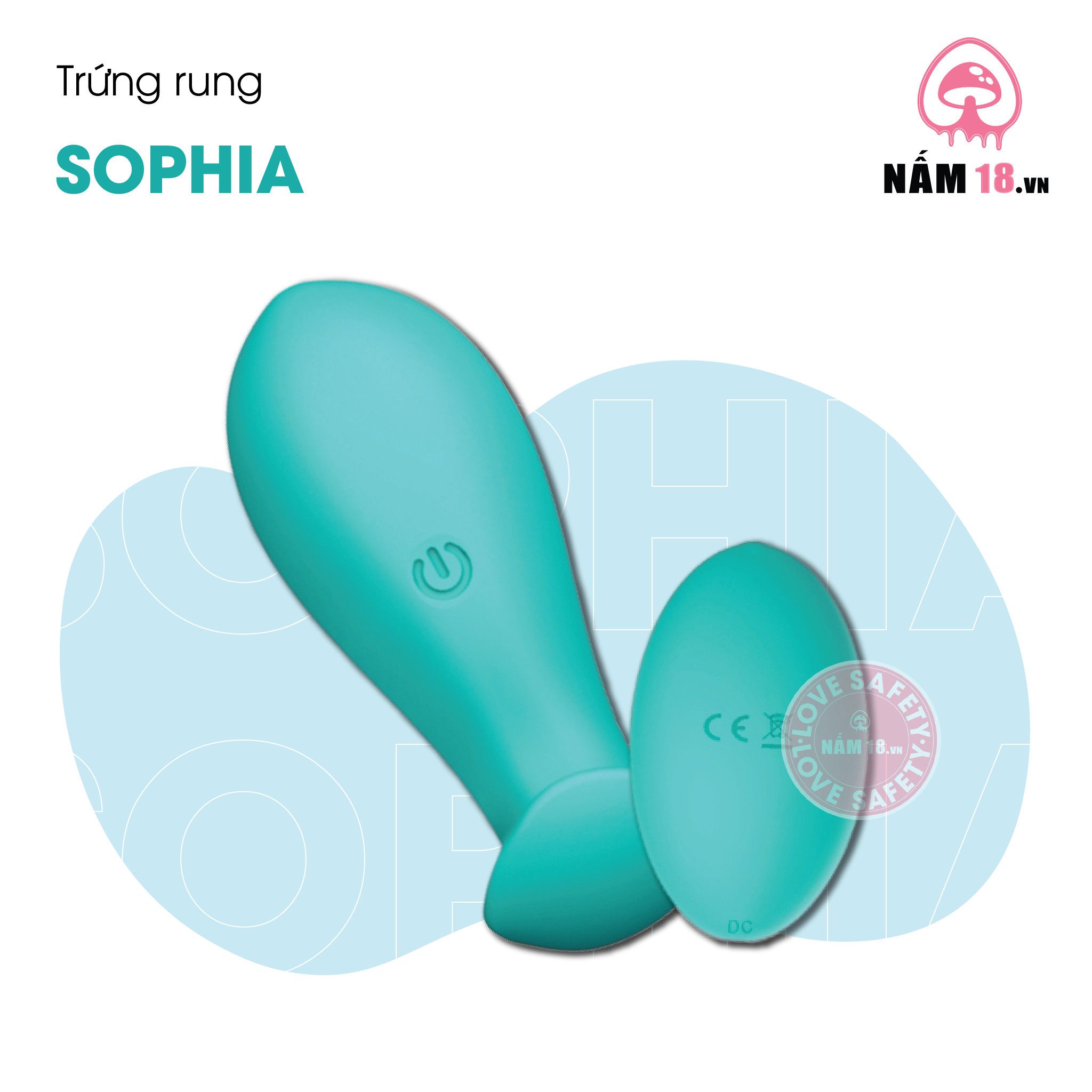  Trứng Rung Cao Cấp Sophia 10 Chế Độ Rung 
