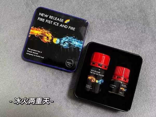 Chai Hít Popper Fist Ice Fire Tăng Khoái Cảm Phiên Bản Mới - 60ml