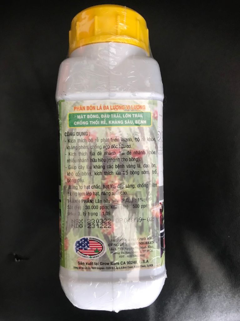 Phân bón lá hữu cơ Root Plex 1 lít – CH VẬT TƯ NÔNG NGHIỆP THỦ ĐỨC