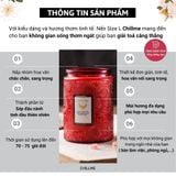  Nến thơm tinh dầu size L Chillme 785g sáp đậu nành không khói hương thơm thư giãn nhẹ nhàng 