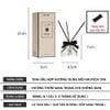  Tinh dầu thơm phòng hương nước hoa 180ml Chillme cắm que tỏa hương khử mùi lâu Reed Diffuser trang trí 