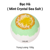  Viên thả bồn tắm muối biển dưỡng ẩm da xoá bỏ mụn lưng 100g Chillme tươi mới 