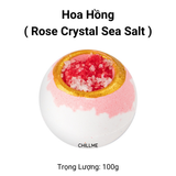  Viên thả bồn tắm muối biển dưỡng ẩm da xoá bỏ mụn lưng 100g Chillme tươi mới 