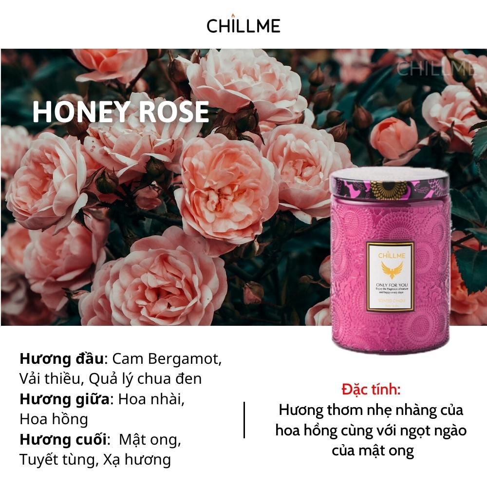  Nến thơm tinh dầu size L Chillme 785g sáp đậu nành không khói hương thơm thư giãn nhẹ nhàng 