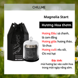  Nến thơm phòng ngủ tinh dầu tự nhiên không khói sang trọng thư giãn trang trí LXR05 - Chillme 