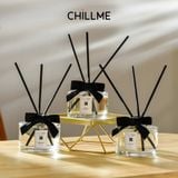  Tinh dầu thơm phòng hương nước hoa 180ml Chillme cắm que tỏa hương khử mùi lâu Reed Diffuser trang trí 