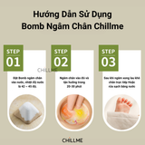  Viên sủi ngâm chân dưỡng bàn chân 30g Chillme hương nước hoa làm sạch mềm mại 
