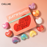  Set quà tặng 9 viên sủi bồn tắm dưỡng ẩm da khô Chillme thư giãn chăm sóc 