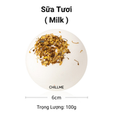  Viên sủi bồn tắm dưỡng da ( KHÔNG TẠO BỌT)  thư giãn 100g Chillme hương nước hoa decor hoa khô Bath bomb 