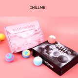 Set 12 viên sủi bồn tắm dưỡng da quà tặng Chillme thư giãn hương nước hoa 