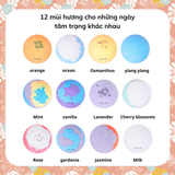  Set 12 viên sủi bồn tắm dưỡng da quà tặng Chillme thư giãn hương nước hoa 