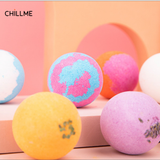  Set 12 viên sủi bồn tắm dưỡng da quà tặng Chillme thư giãn hương nước hoa 