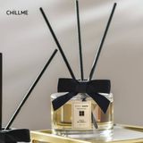  Tinh dầu thơm phòng hương nước hoa 180ml Chillme cắm que tỏa hương khử mùi lâu Reed Diffuser trang trí 