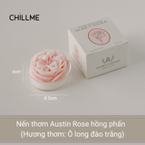  Nến thơm tealight tạo hình hoa hồng Rose Chillme có đế trang trí dễ thương làm quà tặng đám cưới ngày lễ 