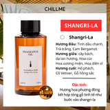  Tinh dầu nước hoa chai lớn 280ml bổ sung refill thay thế tán hương thơm phòng Chillme 