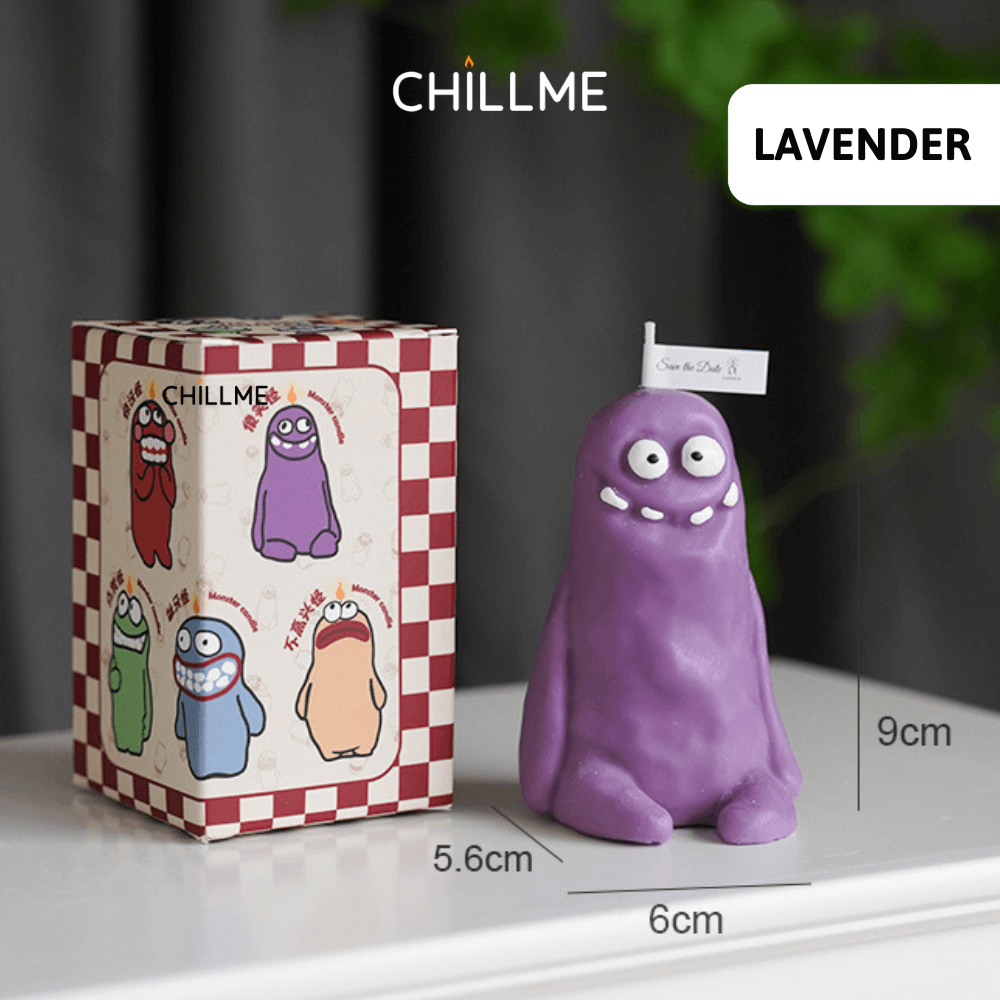  Nến Thơm phòng Mud Man Monster dễ thương cute Chillme làm quà tặng trang trí độc đáo 