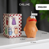  Nến Thơm phòng Mud Man Monster dễ thương cute Chillme làm quà tặng trang trí độc đáo 